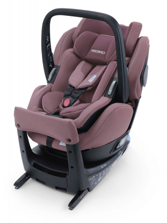 SCAUNE AUTO PANA LA 4 ANI (0-18 kg) - Scaun Auto si scoica  cu Isofix, Rotativ 360° 2 in 1 Salia Elite Prime Pale Rose