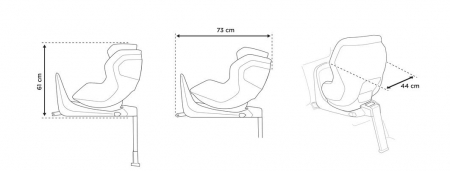 Scaun auto Thule Elm,  de la 6 luni - 4 ani, Mid Blue [15]