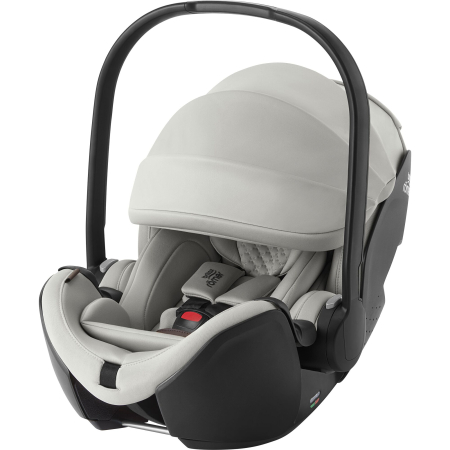 SCAUNE AUTO TIP SCOICA - Scaun auto tip scoică pentru copii Britax Römer, reclinabil, 0-15 luni, 40-85 cm, 0-13 kg, BABY-SAFE PRO Linen Grey