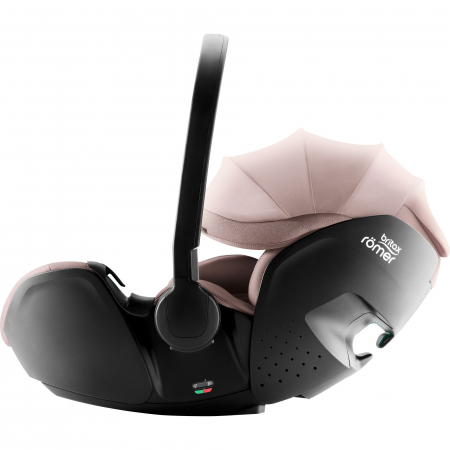 Scaun auto tip scoică pentru copii cu bază ISOFIX inclusă, Britax Römer, reclinabil, 0-15 luni, 40-85 cm, 0-13 kg, BABY-SAFE PRO Dusty Rose [4]