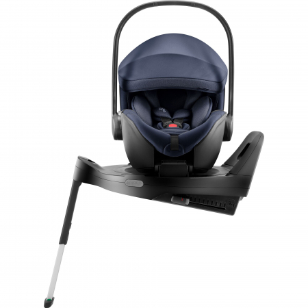Scaun auto tip scoică pentru copii cu bază ISOFIX inclusă, Britax Römer, reclinabil, 0-15 luni, 40-85 cm, 0-13 kg, BABY-SAFE PRO  Night Blue