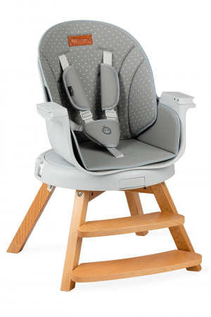 Scaun de masa rotativ, Momi Woodi- Grey [2]
