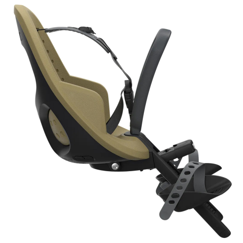 Scaun pentru copii, Thule Yepp 2 Mini Fennel Tan Front mounted, cu montare pe bicicleta in fata [2]