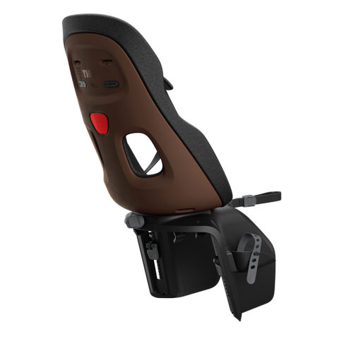 Scaun pentru copii, Thule Yepp Nexxt 2 Maxi Chocolate Brown Rack mounted, cu montare pe bicicleta in spate [1]