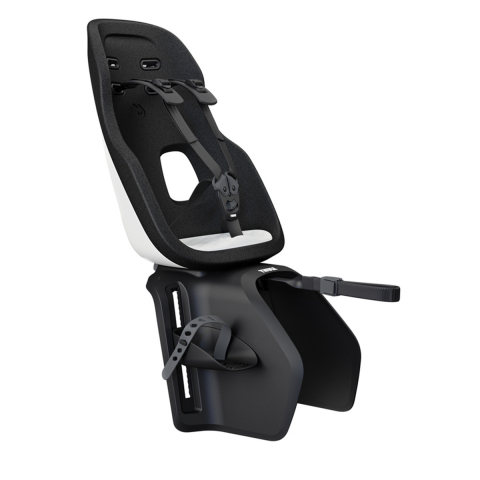 Accesorii bicicleta - Scaun pentru copii, Thule Yepp Nexxt 2 Maxi Snow White Rack mounted, cu montare pe bicicleta in spate