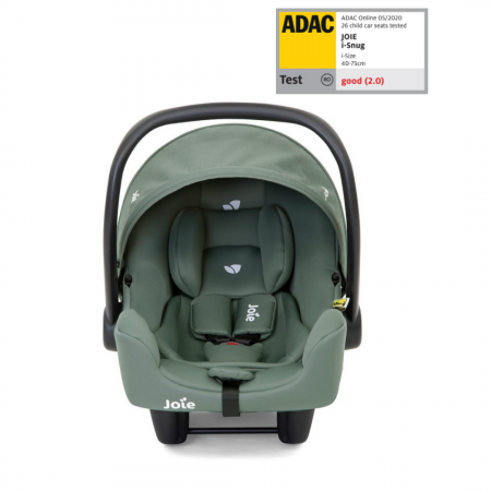 Joie - Scoica auto i-Snug 2 cu tetiera reglabila, 40-75 cm, Laurel, testata ADAC si certificata R129 [7]