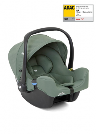 Joie - Scoica auto i-Snug 2 cu tetiera reglabila, 40-75 cm, Laurel, testata ADAC si certificata R129 [1]