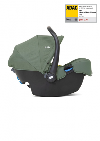 Joie - Scoica auto i-Snug 2 cu tetiera reglabila, 40-75 cm, Laurel, testata ADAC si certificata R129 [2]