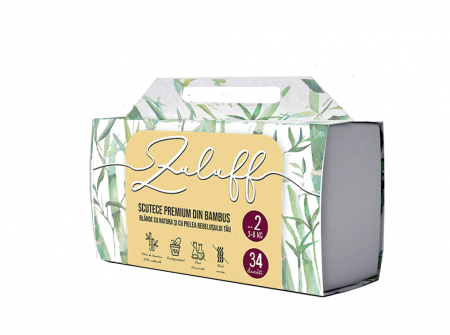 Scutece premium - SCUTECE CHILOTEL ZULUFF CU BAMBUS MARIMEA 3, 6-11 KG