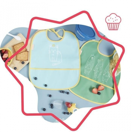 Set 2 bavetici cu animalute [2]