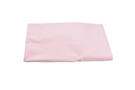 Set 2 cearsafuri patut 90x50 cm bumbac 100% alb roz cu protectie impermeabila [3]