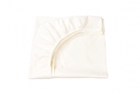 Set 2 cearsafuri patut 90x50 cm bumbac 100% crem -  galben [1]