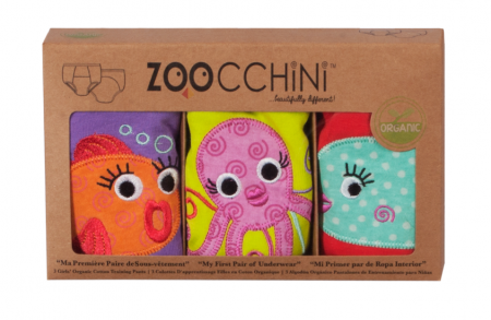 Set 3 Chilotei Antrenament, Zoocchini, Fetita, 2-3 ani, 100% Bumbac Organic, Ocean [0]