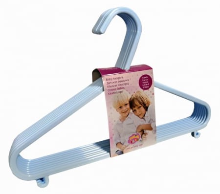 CAMERA COPILULUI - Set 8 umerase pentru haine bebe, Light Blue, Maltex Baby
