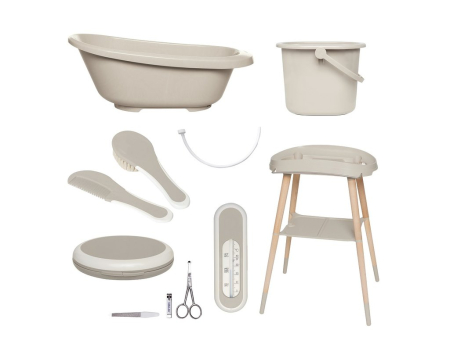 PUERICULTURA - Set de baie Bébé-jou Sense 7 componente Taupe