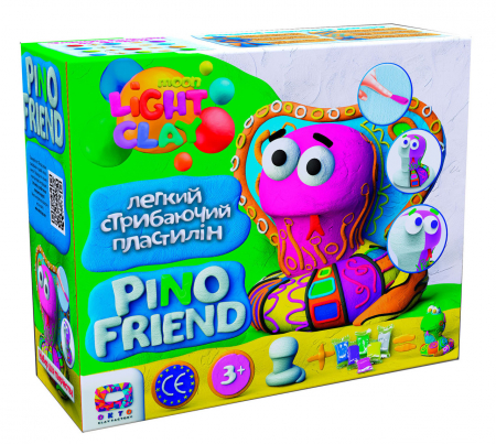 Set de creatie cu argila usoara, Moon Light Clay - Pino Friend - OCTOPUS [0]