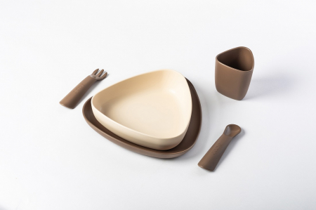 Set de masa Prima Pappa, eKoala, BIOplastic, Brown [5]