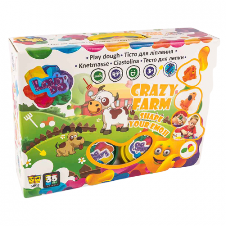 Set de modelat plastilina, Lovin'Do - CRAZY FARM [0]