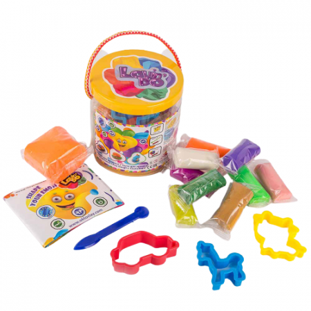 Set plastilina 100% ECO, Lovin'Do - 10 culori si forme de modelaj [1]