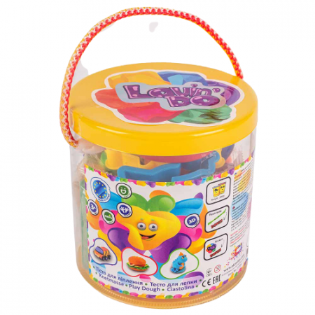 Set plastilina 100% ECO, Lovin'Do - 10 culori si forme de modelaj [0]