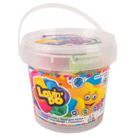 Plastilina - Set plastilina 100% ECO, Lovin'Do - 10 culori si forme de modelaj - culori asortate