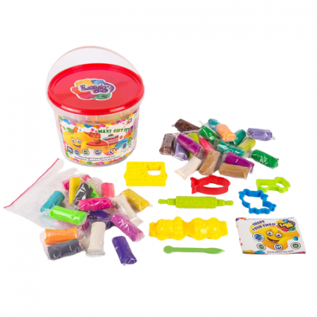 Set plastilina 100% ECO, Lovin'Do - 35 culori, 700gr si accesorii de modelaj [1]