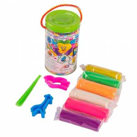 Plastilina - Set plastilina 100% ECO, Lovin'Do - 6 culori si forme de modelaj