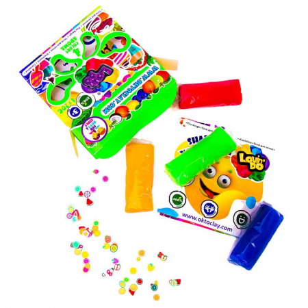 Set plastilina parfumata 100% ECO, Lovin'Do - 4 culori, 80gr [1]