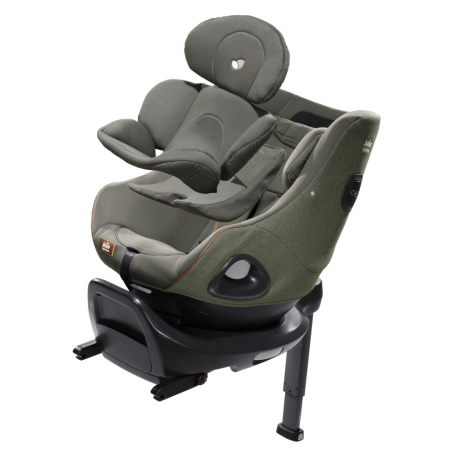 Set scaun auto rotativ i-Size Joie i-Harbour Signature Pine, 40-105 cm + Baza i-Size i-Base Encore, testat ADAC si certificat R129 de la nastere pana la 4 ani [3]