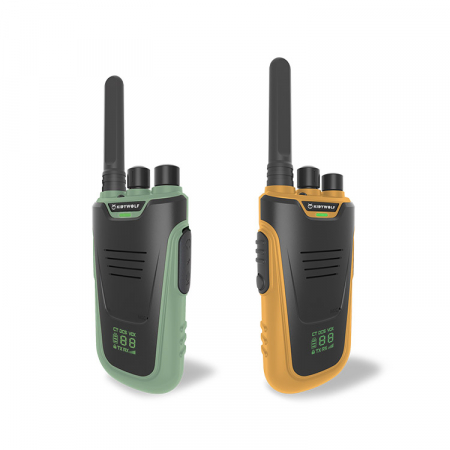 Jucarii Smart - Set stații Walkie Talkie KIDYTALK  Green/Orange