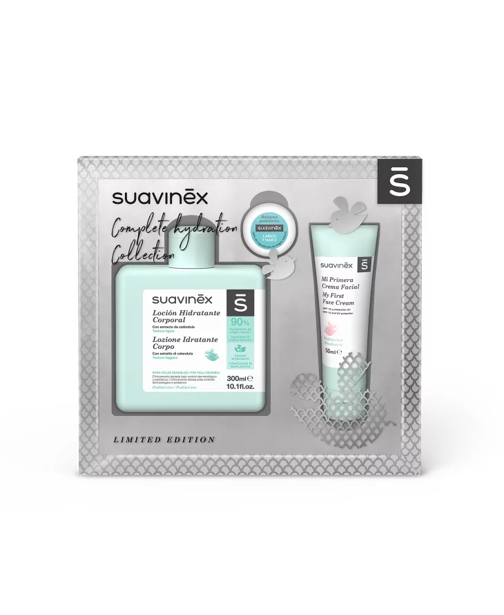 Cosmetice naturale - SET SUAVINEX CU BALSAM DE PIELE SI BALASAM DE BUZE  PERFECT CARE SILVER