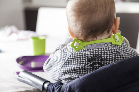 Set suport de prindere baveta, eKoala, Orange/Purple [4]