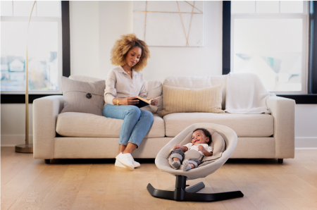 Sezlong balansoar leagan NUNA  Leaf  Hazelwood [11]