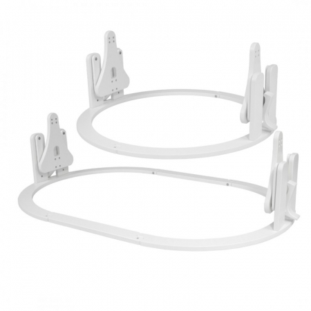Sistem leganare pentru patut multifunctional  waldin patut - multifunctioal oval  - ALB- [3]