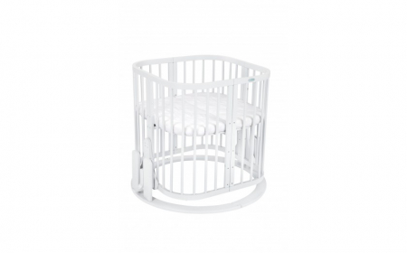 Sistem leganare pentru patut multifunctional  waldin patut - multifunctioal oval  - ALB- [2]