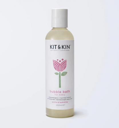 Cosmetice naturale - SPUMA DE BAIE NATURALA PENTRU BEBELUSI KIT&KIN 250ML