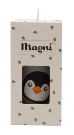 Cana din silicon cu pai pentru copii cu imprimeu cu pinguini [5]