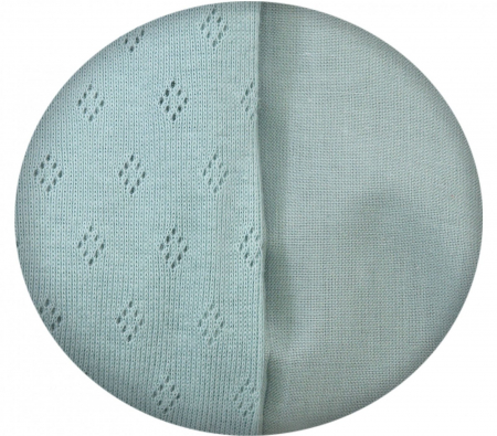 Suport de dormit Babynest, Reversibil, 70x45 cm, Bumbac Tricot Verde [2]