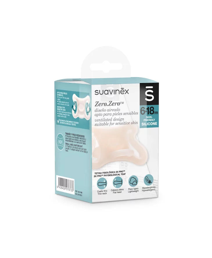 SUZETĂ FIZIOLOGICĂ Suavinex  SX PRO 6-18L ZERO ZERO [5]