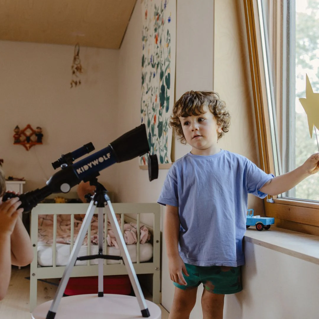 Telescop astronomic pentru copii, KIDYTELESCOPE -Blue [1]