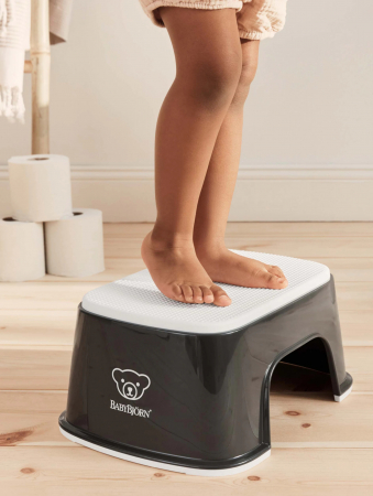 Treapta inaltator pentru baie – Step Stool – Black / White [3]