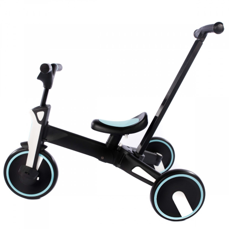 Tricicleta Uonibaby 4 in1, Pliabila si cu maner de impingere - Blue [1]