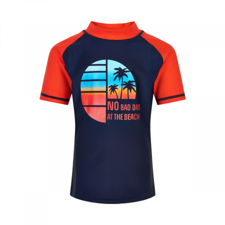 Tricou de plaja cu protectie UV 40+, beach print [0]