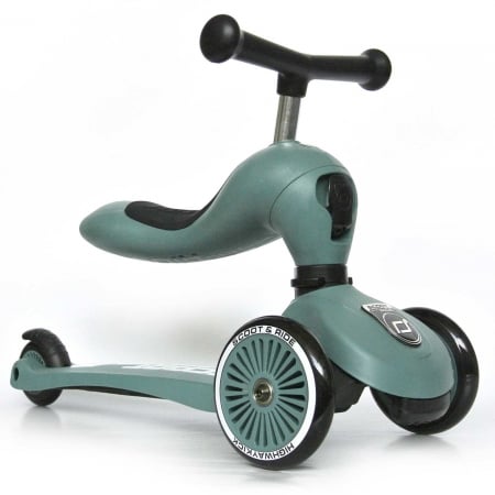 Trotineta HighwayKick 1 Transformabila, 2 in 1, 1-5 ani, Forest [1]