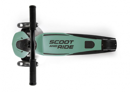 Trotineta copii pliabila, reglabila, roti luminoase, Highwaykick 5 Led Forest, 5 ani +, pana la 80 kg, Scoot  Ride [2]