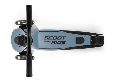 Trotineta copii pliabila, reglabila, roti luminoase, Highwaykick 5 Led Steel, 5 ani +, pana la 80 kg, Scoot  Ride [1]