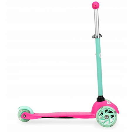Trotineta cu 3 roti, QKIDS, LUMIS Turquoise [2]
