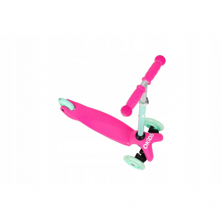 Trotineta cu 3 roti, QKIDS, LUMIS Turquoise [4]