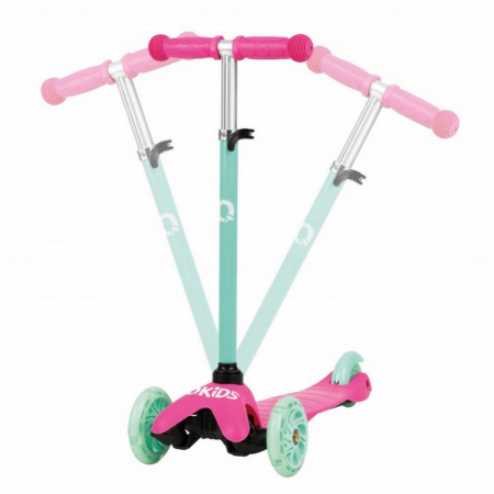 Trotineta cu 3 roti, QKIDS, LUMIS Turquoise [1]