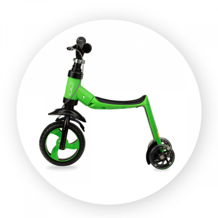 Trotineta transformabila 2 in 1 MoMi ELIOS Green [2]